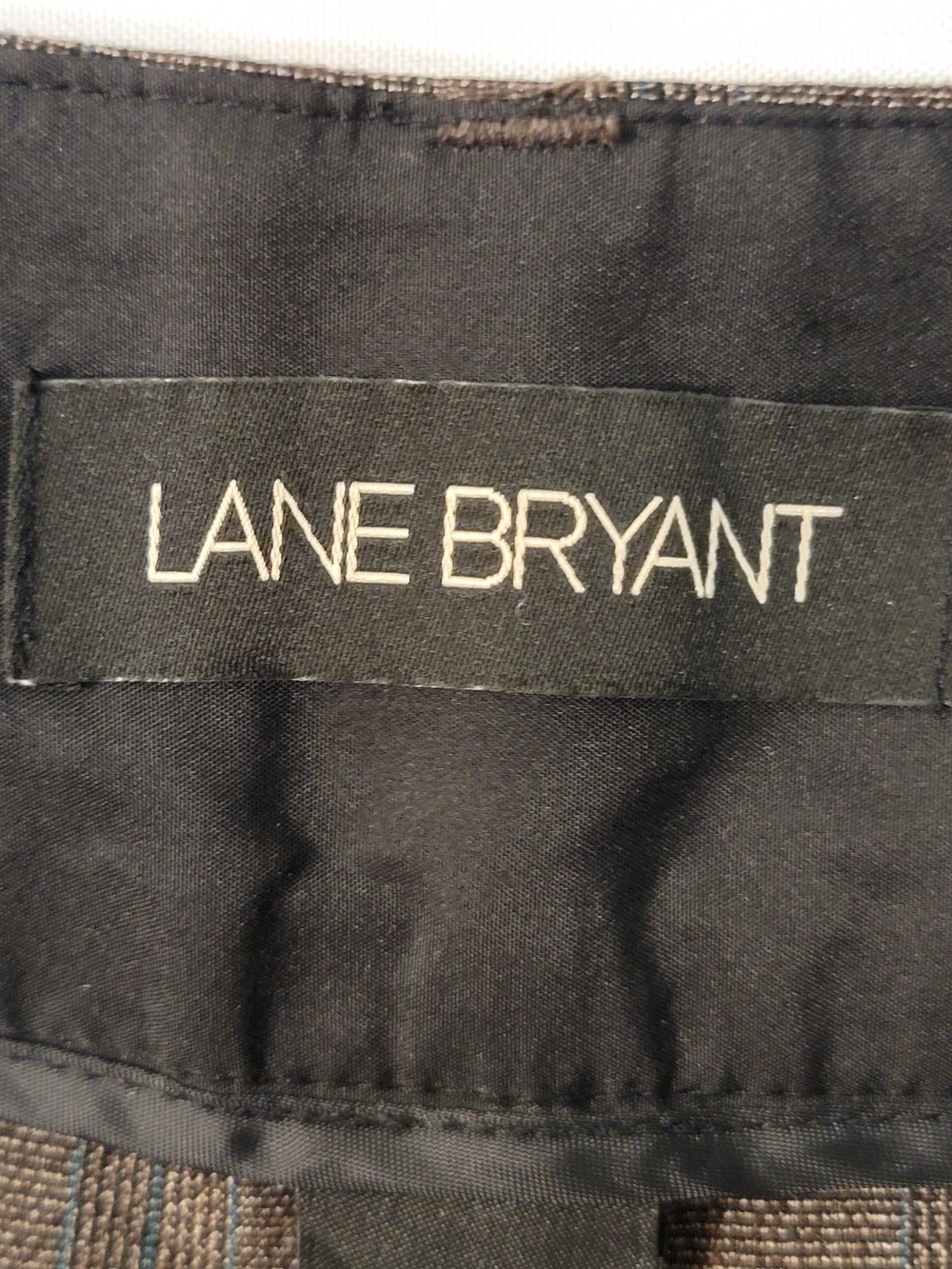 Lane Bryant Brown Plaid Blazer and Pants Set Size 20 - Picture 2 of 16